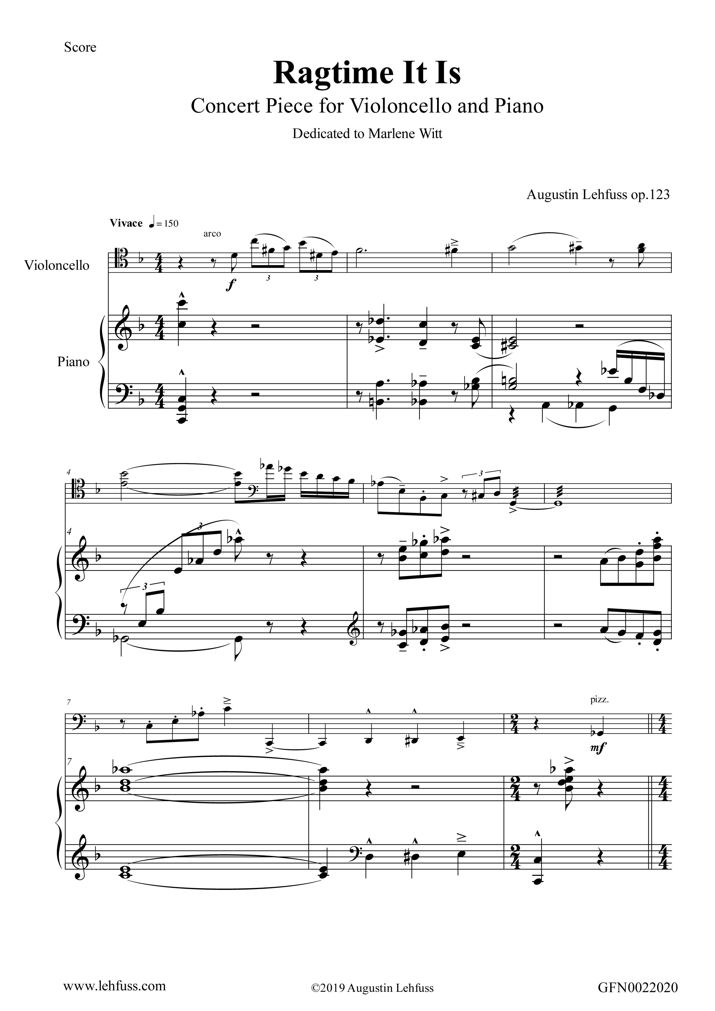 ragtime piano sheet music pdf